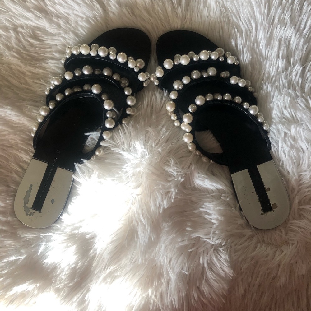 Zara blogger favorite black pearl sandal 40 (9)